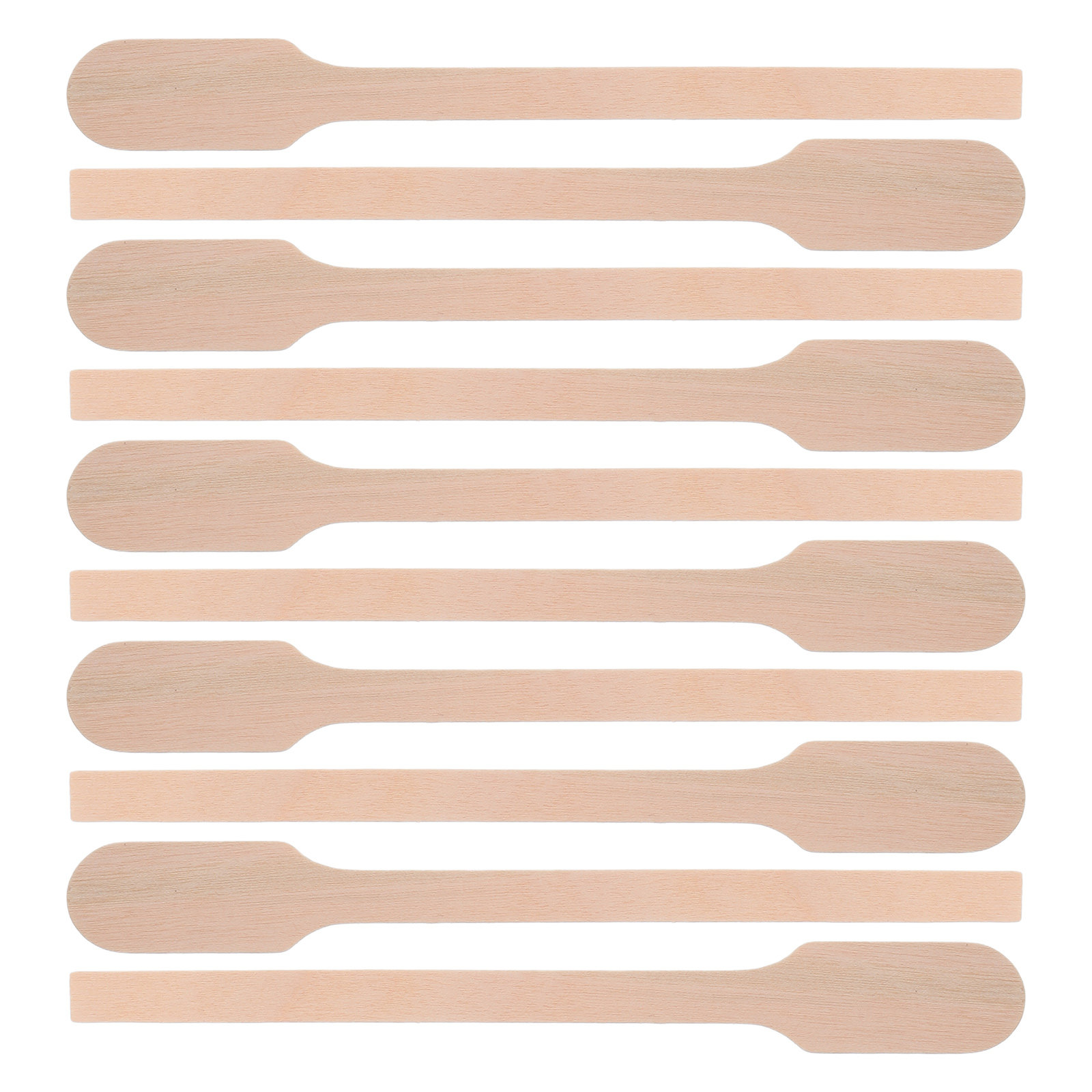 Resin Crafts Diy - 200 stuks houten verfroerstokjes 5 inch