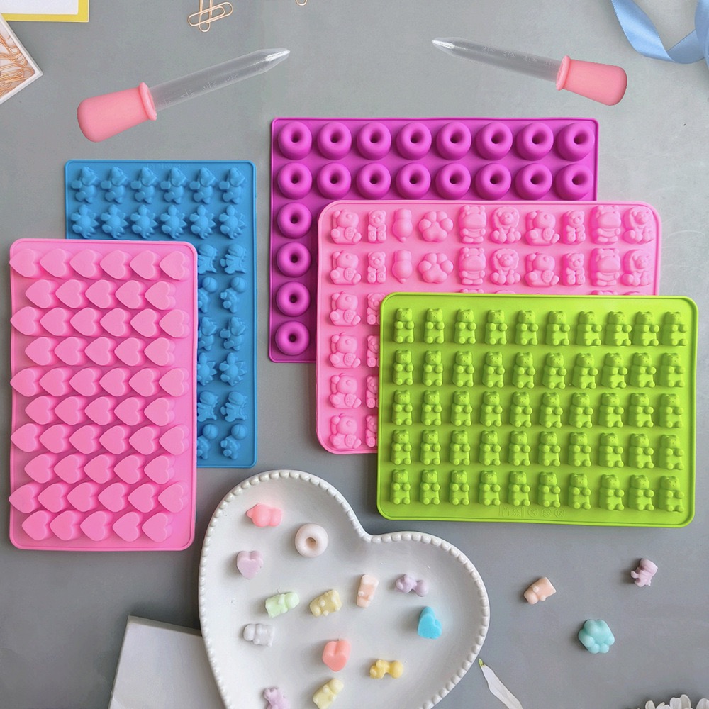7-delige siliconen snoepvormen - Silicone Mold Tray recensie en prijs
