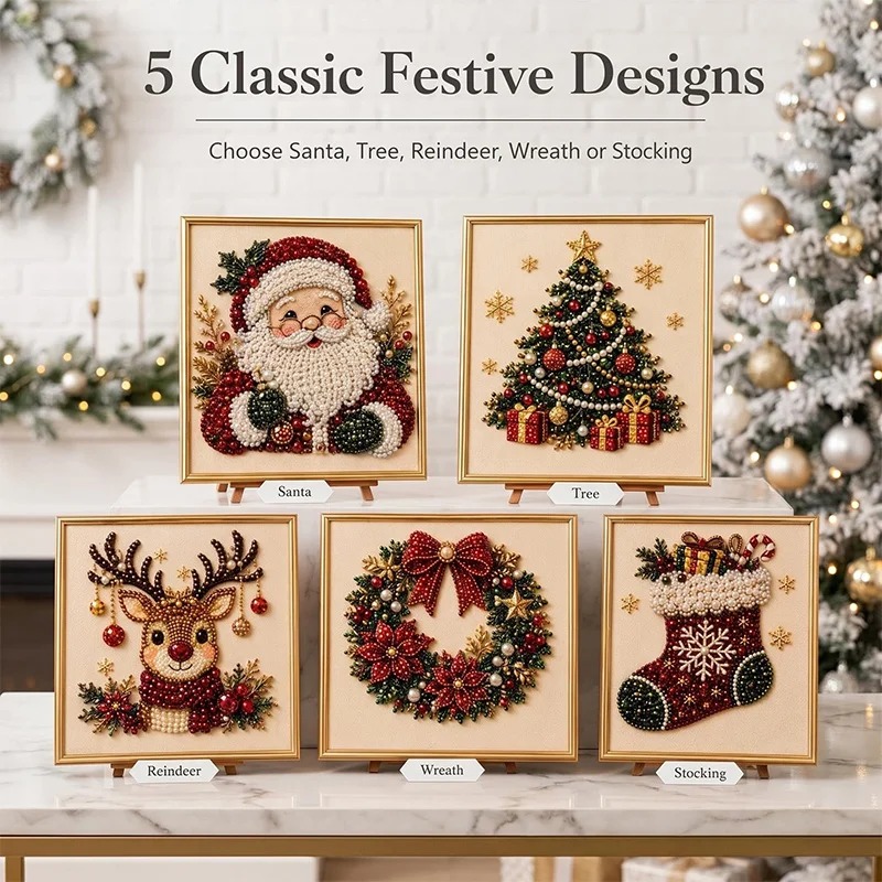 Kerst Parel Diamant Schilderku - Resin Craft Kit recensie en prijs