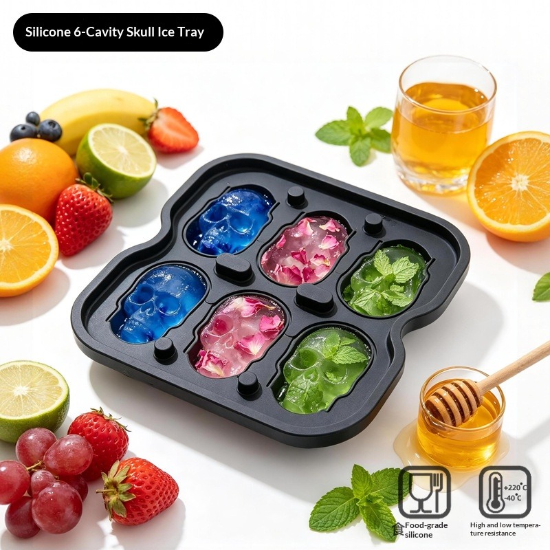 Levendige stereo-ijsblokjesvor - Silicone Mold Tray recensie en prijs
