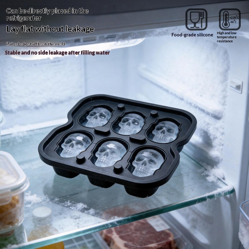 Levendige stereo-ijsblokjesvor - Silicone Mold Tray recensie en prijs