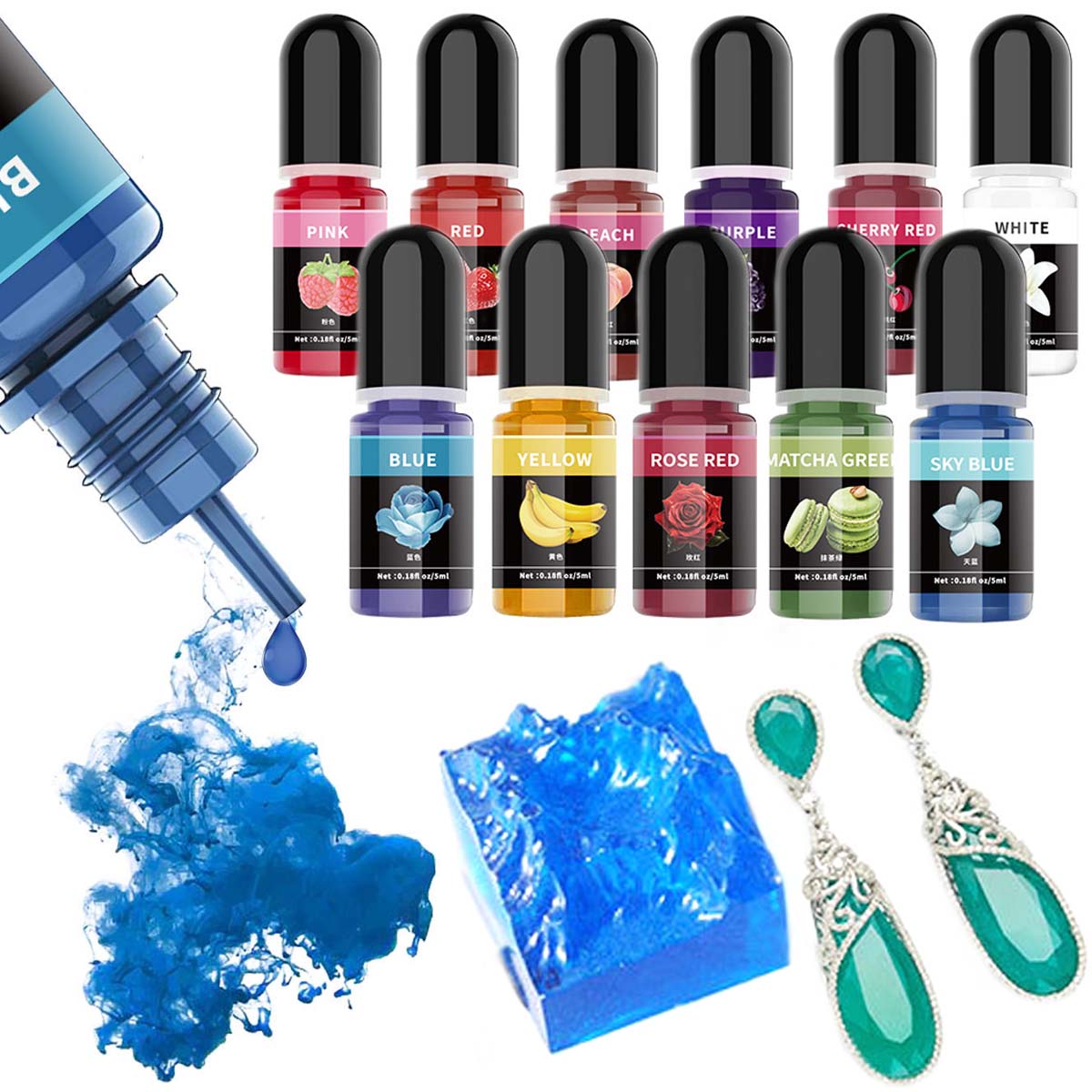5 ml/Fles Epoxyhars Pigment Vl - Epoxy Uv Resin Kit recensie en prijs