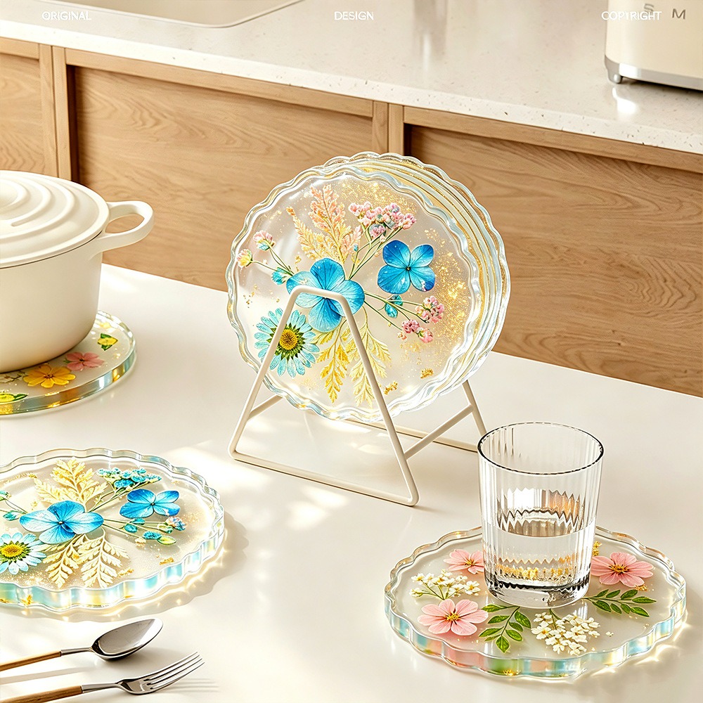 DIY Kristal Epoxyhars Coaster  - Flower Preservation Resin recensie en prijs