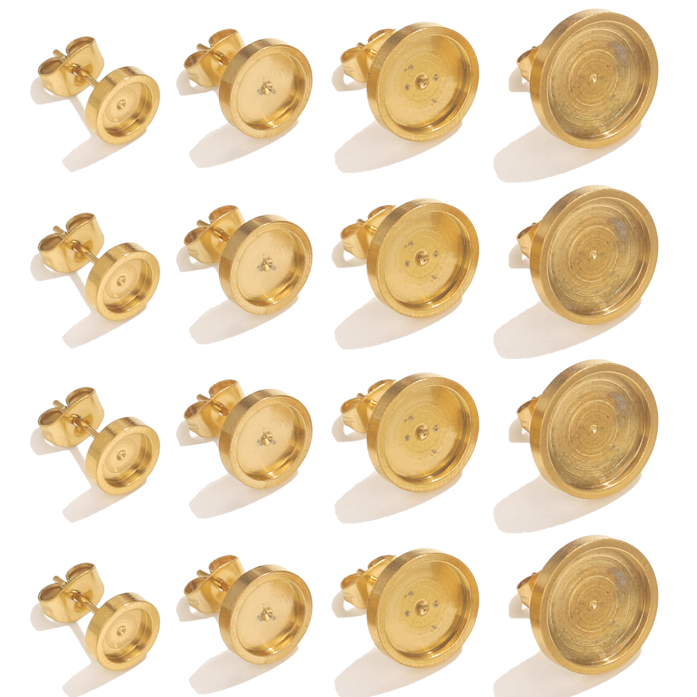 10st roestvrij staal gouden oo - Resin Craft Kit recensie en prijs